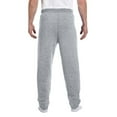 thumbnail image 5 of Jerzees Mens NuBlend Elastic Bottom Sweatpants, M, Oxford, 5 of 5