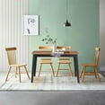 thumbnail image 3 of Giantex Wooden Dining Table, Rectangular Leisure Table w/Wide Table Top, Modern Furniture for Home, Dining Room Restaurant Cafe, 3 of 8