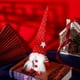 thumbnail image 1 of Ganfancp Decoración Navideña Europea y Estilo Adornos Muñeca Sin Cara Enano Rudolph Muñeca Regalos Rebajas Flash Deals Una Muñeca., 1 of 3