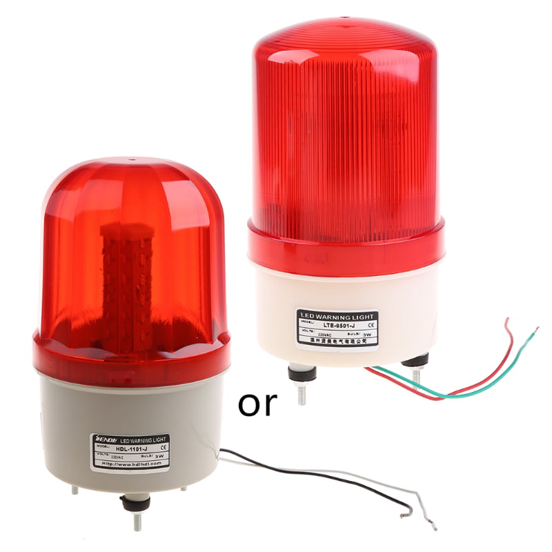 LED Alarm Light Warning Lamp Signal Buzzer Strobe Flash Siren Emergency Sound 