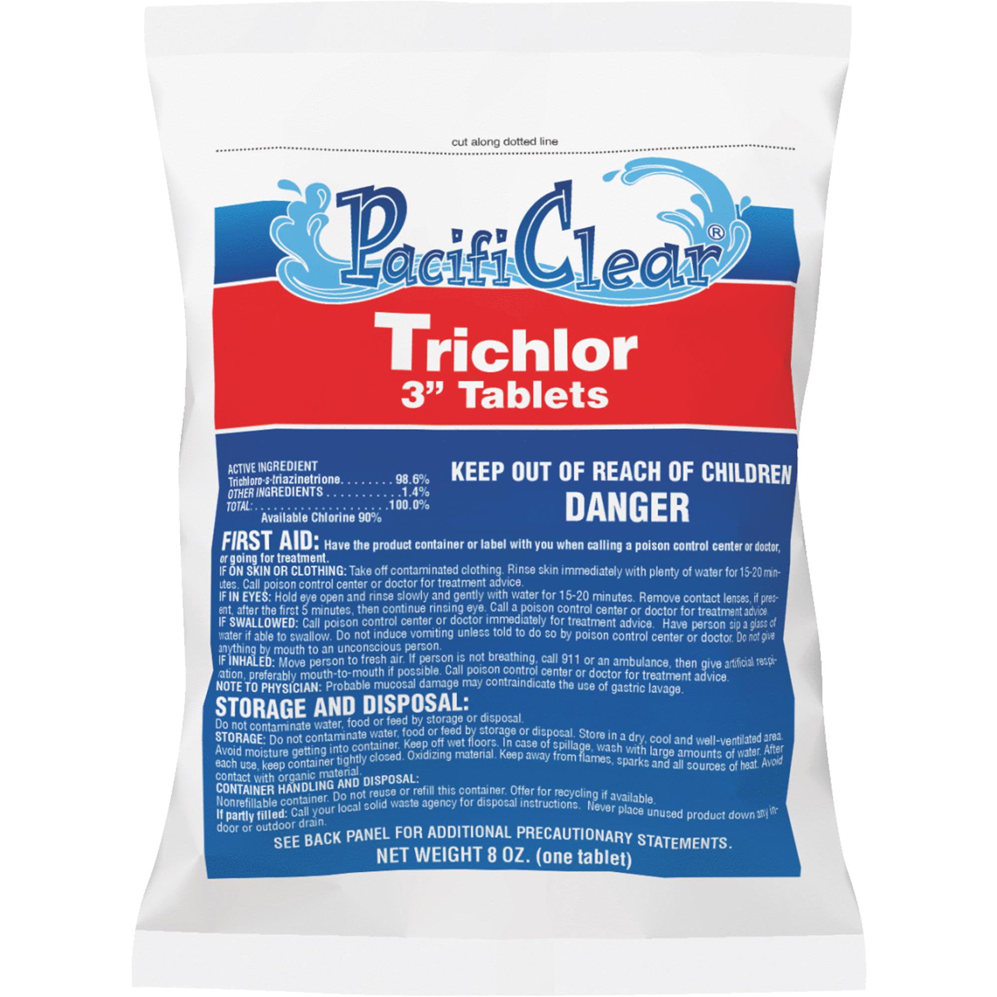 PacifiClear 3 In. Trichlor Chlorine Tablet