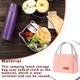 thumbnail image 5 of Greeniant Bolsa de almacenamiento para almuerzo de Camping de tela Oxford, organizador de alimentos con aislamiento térmico, bolso de Kits de desorden para acampar Melon rojo Largo, 5 of 6