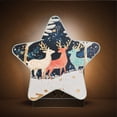 thumbnail image 3 of Star Shaped Energy Saving Night Light Living Room Night Light, Bedroom Night Light, Corridor Night Light, Study Night Light Christmas Colored Deer, 3 of 6