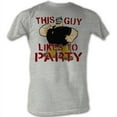 thumbnail image 1 of Popeye Party Gray Heather Adult T-Shirt, 1 of 2