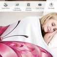 thumbnail image 3 of JEUXUS  - Pink Ribbon Breast Cancer Soft Throw Blanket -  Perfect for Living Rooms, bedrooms, Kids' Rooms, Outdoors!, 3 of 6
