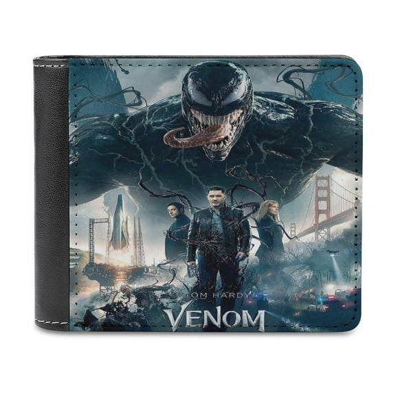 Venom Wallet for Men Women Leather Bifold Stylish Purse with Credit Card Holder