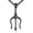 Poseidon Trident, variant on Fish Hook/Poseidon Trident Necklace Sterling Silver Amulet Jewelry Gifts for Men Sailor