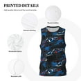 thumbnail image 3 of Xecao Blue Sports Car print basketball shirt for both men and women, a unisex basketball jersey perfect for theme parties-Small, 3 of 6