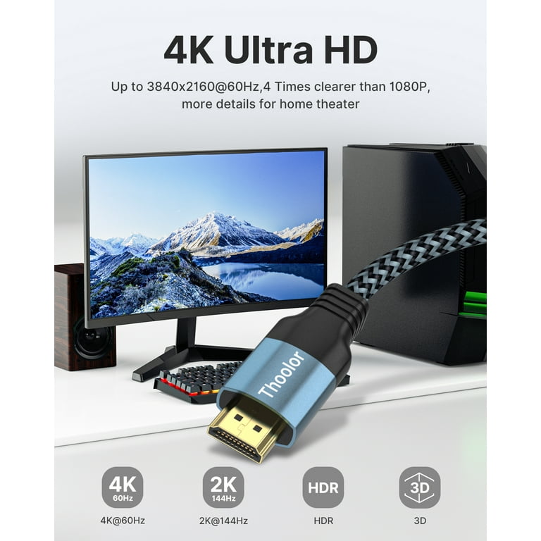 4k 2.0 Hdmi High Speed Ultra Hd Led Cable (ps4)