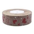 thumbnail image 2 of Cinta roja con purpurina para manualidades, cinta para envolver regalos ligera y elegante para tarjetas de felicitación, adornos de San Valentín, 2 of 9