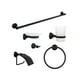 thumbnail image 1 of CNX Accesorios Para Baño Color Negro En Acabado Mate CNX ACC-012, 1 of 6