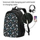 thumbnail image 2 of Balery Space Mochila con carga USB para hombre y mujer - Mochila impermeable y antirrobo para laptop con puerto USB para viajes, trabajo, 2 of 7