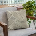 thumbnail image 6 of Plutus Brands Brown Plutus Hidden Tour Abstract Luxury Throw Pillow 20 in x 20in, Double Sided 20" x 20", 6 of 8