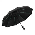thumbnail image 1 of Paraguas Plegable Automático con de Gancho A Prueba de Lluvia, Parasol Portátil para Viajes Negro, 1 of 5