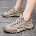 thumbnail image 5 of Willtoo Mens Mesh Breathable Hiking Trainer Non-Slip Lace Up Lightweight Outdoor Trekking Footwear for Walking Camping Trail, 5 of 5