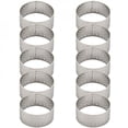 thumbnail image 1 of Anillo para tarta LIUYMXG 10 piezas 4,5 cm acero inoxidable, 1 of 5