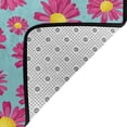 thumbnail image 4 of Purple Red Daisies Flowers Shaggy Area Rug, Rugs for Living Room Bedroom Non Slip Door Mat Indoor Carpet Machine Washable Nursery Home Decor Floor Mats for Entryway 60x39in-#, 4 of 5