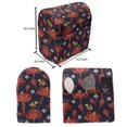 thumbnail image 4 of Jacobean Stand Mixer Cover, Continuous Pattern of Blooming Flowers and Little Birds, Kitchen Appliance Organizer Bag Cover with Pockets, 5 Quarts, Indigo Vermilion, by Ambesonne, 4 of 4