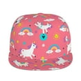 thumbnail image 2 of Fotbe Yoga Unicorn Flat Bill Visor Cap Classic Snapback Hat Polyester Foam Trucker Hat Trucker Cap Adjustable Baseball Cap, 2 of 9