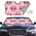 thumbnail image 2 of Kdxio Pig Nose Print Windshield Sun Shade,UV Rays and Sun Heat Protection,Sunshade for Car Windshield,Car Shade Front Windshield -, 2 of 6