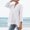 White, variant on Women's T-Shirts Sevevn Women's Summer Fashion Long Sleeves V-Neck Cotton Line Loose Shirt Blouse