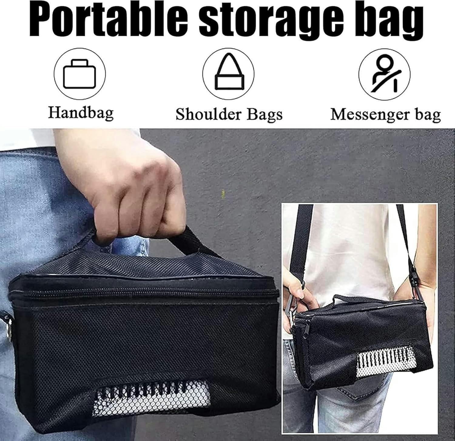 GXCZ Insulin Cooler Case USB Mini Drug Constant Temperature Refrigerator Car Small Refrigerator,10200mah Battery &amp; Storage Bag,Led Display,for Travel/Home/Office Storage of Medicines
