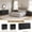 Black, variant on GIKPAL Dresser and Nightstand Sets for Bedroom, 3-Piece Bedroom Furniture Set, 6 Drawer Dresser with Modern Nightstand Set of 2, Charging Station, Natural