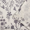 thumbnail image 4 of Exclusive Home Silhouette Floral Light Filtering Grommet Top Curtain Panel Pair, 54"x96", Dark Grey, Set of 2, 4 of 7