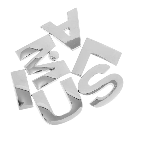 Minkissy Outdoor Metal Mailbox Letters Set, Home Address Numbers and Letters for House Number Sign Decoration