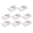 thumbnail image 4 of EXHUMKY 8pcs Self-Adhesive Mini Caster Wheels White ABS for Easy Mobility, 4 of 8