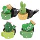 thumbnail image 4 of Clips de salida de Perfume para coche, difusor de Aroma para ventilación de coche, Clips de ventilación en forma de Cactus, 4 Uds., 4 of 5