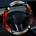 thumbnail image 2 of Ink Plants 14.5 Inch Printing PVC Leather Car Wheel Cover Steering Wheel Cover Auto Accessories, 2 of 6