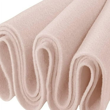 FabricLA Acrylic Felt Fabric - 72" Inch Wide 1.6mm Thick Felt by The Yard - Use Felt Sheets for Sewing, Cushion and Padding, DIY Arts & Crafts - Sand, Half Yard