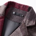 thumbnail image 6 of uikmnh Vests for Men Classic Lapel Retro Patchwork Houndstooth Vest for Men's Stylish Outerwear Wardrobe Size:S, 6 of 8