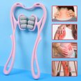 thumbnail image 4 of ruzhgo Rouleau de Cou Masseur avec 6 Balles Point de Massage Cygne Forme Mignonne Appropriée pour les Jambes Taille Cou, 4 of 7