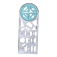 thumbnail image 4 of Geometric Ruler, Drawing Template, Form Work Office Painting, Measuring Stencil, style C, 4 of 8