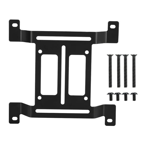 Support de Réservoir de Pompe 120MM, Support de Montage de Pompe à Eau, Support de Drainage d'Eau de Refroidissement d'Ordinateur en Métal Arqué