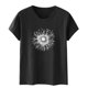 thumbnail image 2 of Blusas de Manga Corta para las Mujeres Divertida Impresión Cuello Redondo Camiseta Vintage, Blusas de Primavera para las Mujeres, 2 of 5