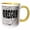 Yellow/White, variant on 3drose, Oregon. State Capital Is Salem., 11oz Two-tone Green Mug