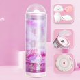 thumbnail image 5 of Estuche para lápices de pie con elevación de arena movediza Kawaii Tumbler para estuche de gran capacidad Hol,C, 5 of 5