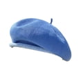 thumbnail image 2 of Women Summer Beret, French Breathable Thin Lightweight Berets, Solid Color Painters Hat Spring Autumn, 2 of 5