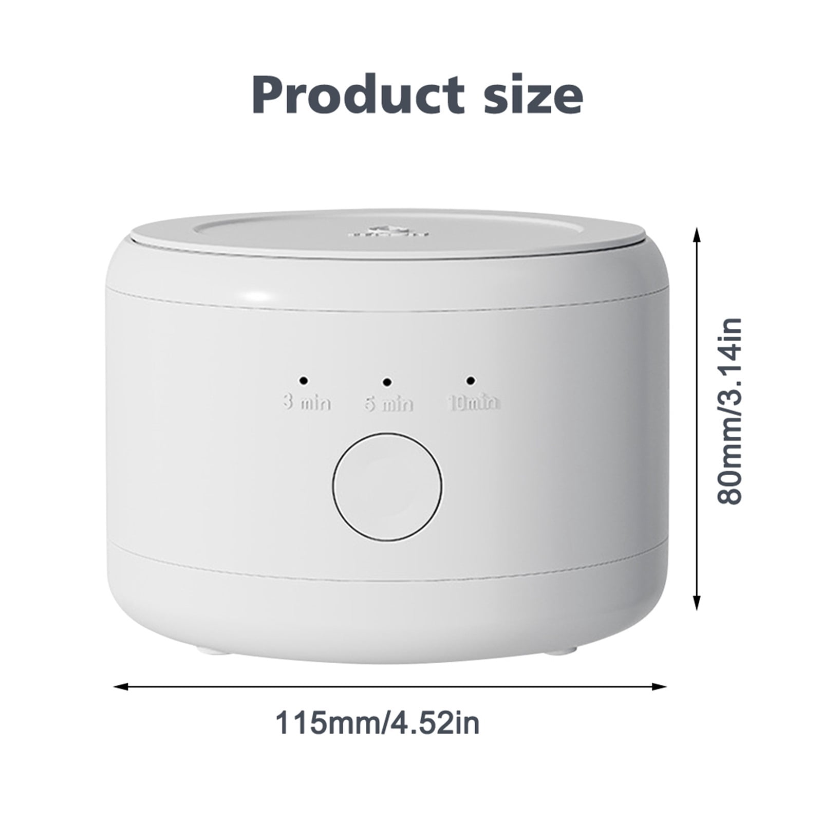 15W Ultrasonic Cleaner for Dentures Professional Ultrasonic Cleaning Machine for All Jewelry Watch Household Washer 160ml