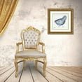 thumbnail image 3 of Norman, Michele 20x20 Gold Ornate Wood Framed with Double Matting Museum Art Print Titled - Blue Country Hen, 3 of 4