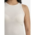 thumbnail image 4 of Time and Tru Women's High Neck Ribbed Tank Top, Sizes XS-XXXL, 4 of 5