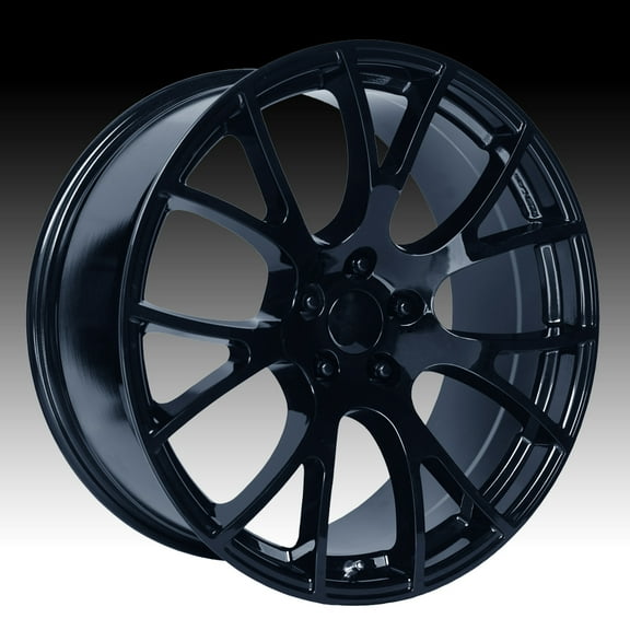 OE Creations 161 Aluminum 22" Rim 5x115.00 22x9.5 18 Gloss Black for Compatible Vehicle