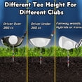 thumbnail image 3 of Tees de golf Kamitty, plástico irrompible, 8 puntas, 3,25 pulgadas, paquete 50/80, 3 of 7