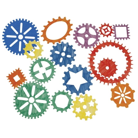 UPC: 0066960586244 | Roylco Gears Stencils Assorted Sizes Set of 15