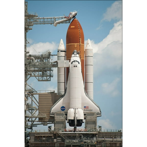 24"x36" Gallery Poster, space shuttle Endeavour sts-134 p3