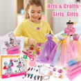 thumbnail image 4 of Estbridge 378 Pcs Fashion Designer Kits for Girls Ages 6+  Arts and Crafts for Kids  Girl Toys for Age 6 7 8 9 10 11 12+ Year Old Gifts, 4 of 6
