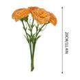 thumbnail image 3 of Luoshdecor Artificial Flowers Zinnias Silk Flowers with Stems, 11.4 in Fake Peonies Flower for Wedding Table Party Decoration, 3 of 6